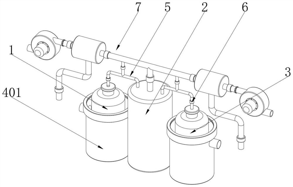 Liquefied gas grading purification device