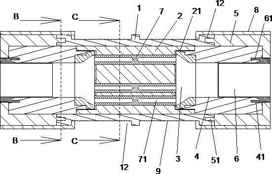 A cable connector structure