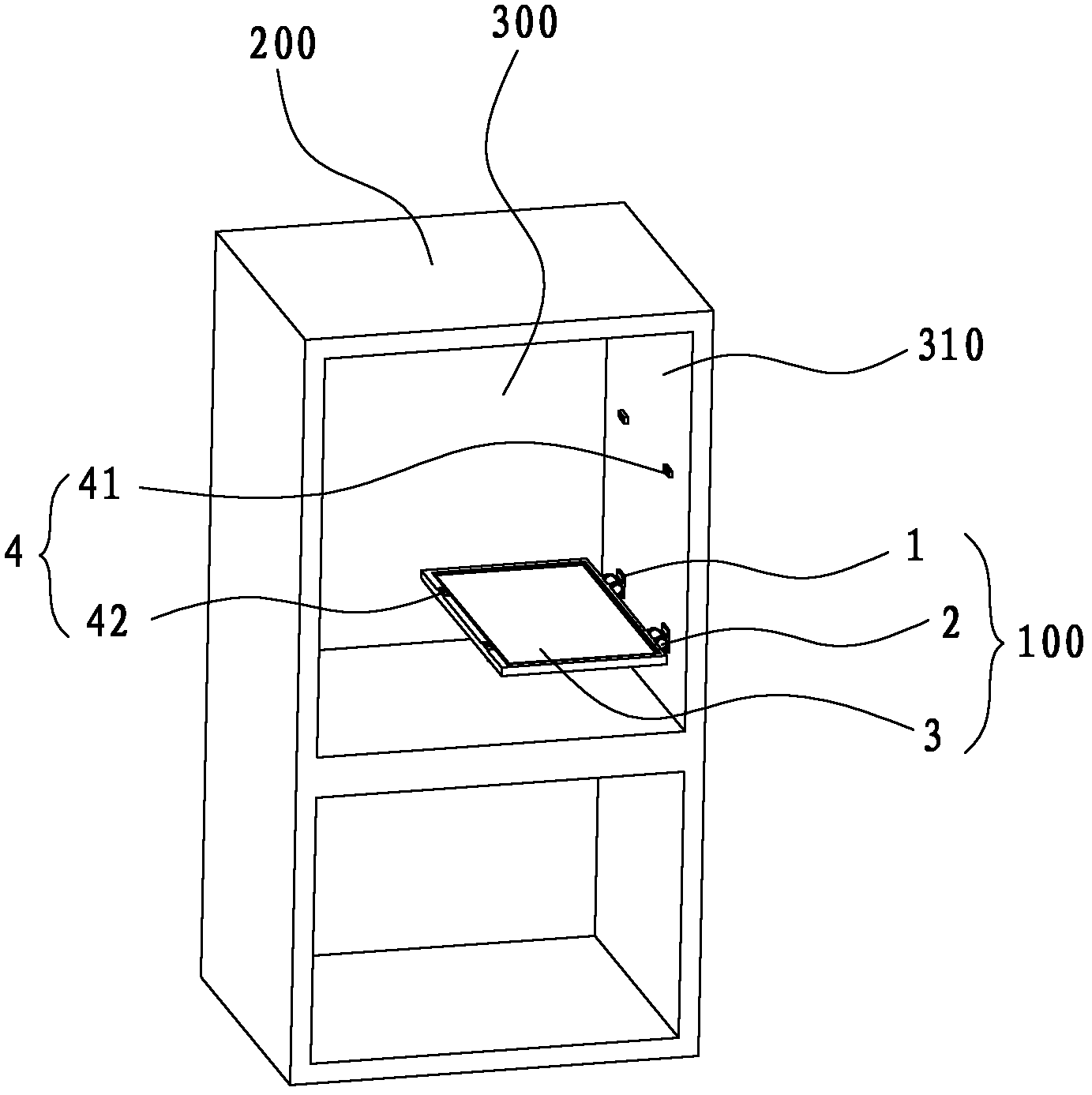 Shelf component for refrigerator refrigerating chamber and refrigerator provided with shelf component