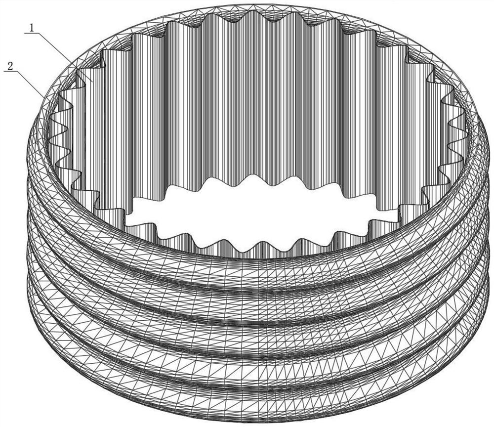 Corrugated pipe culvert structure