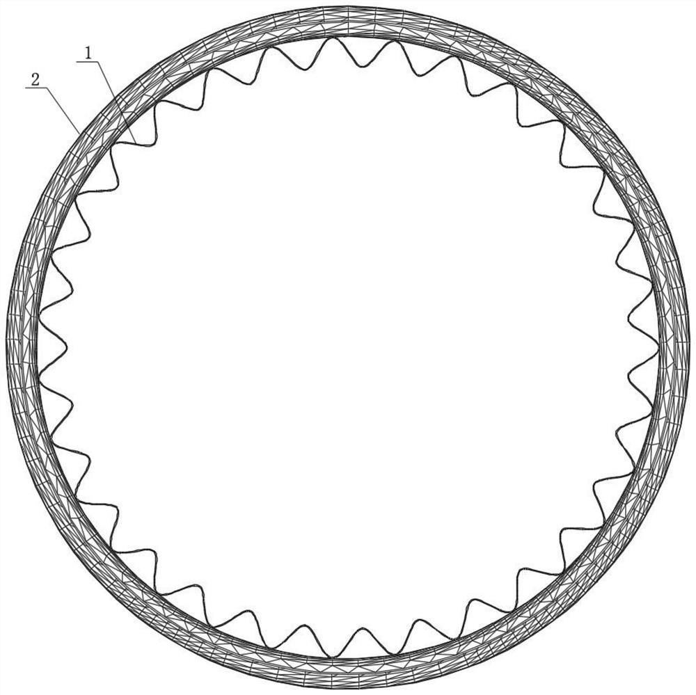 Corrugated pipe culvert structure