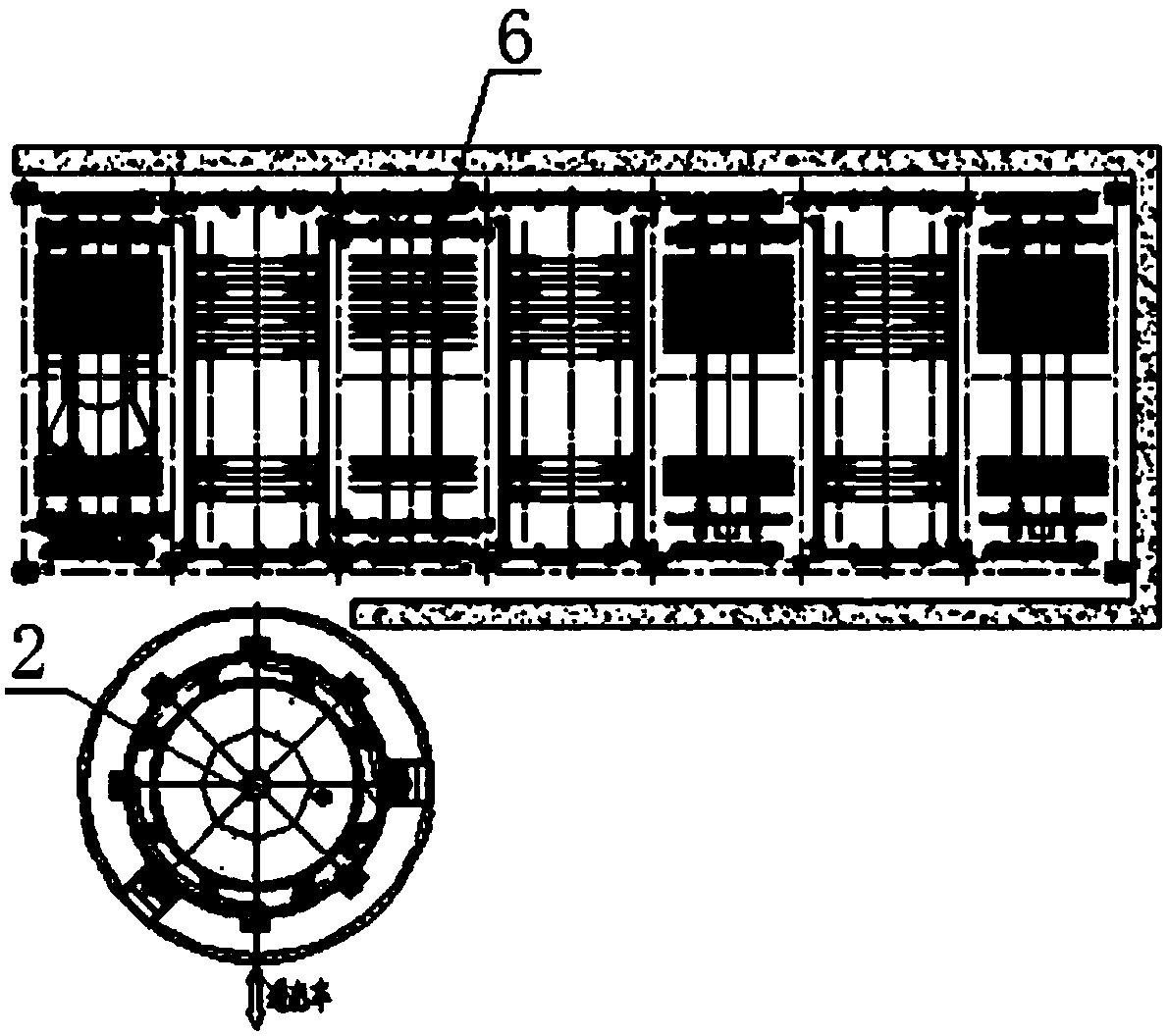 Plane-move type mechanical garage