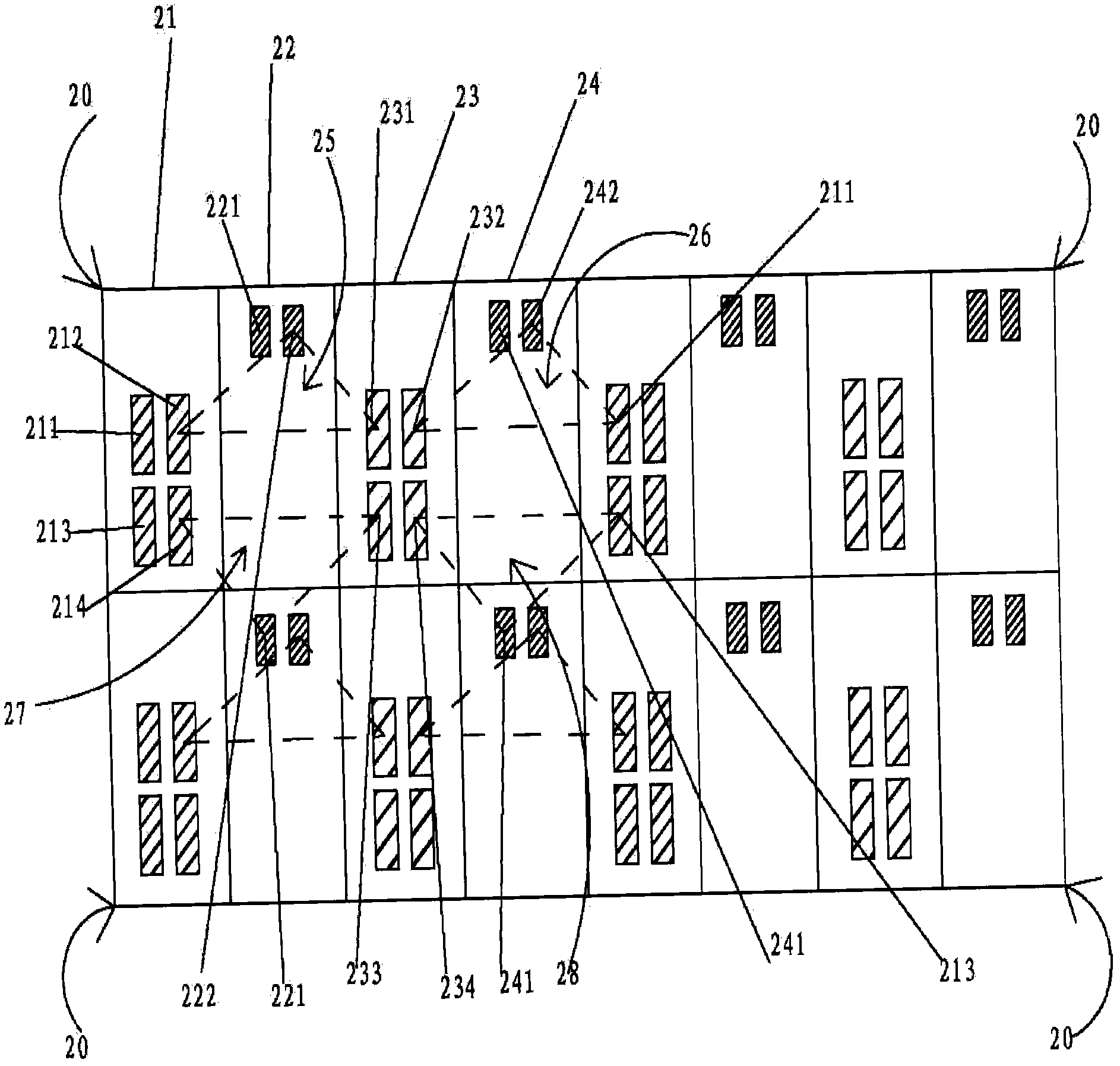 Pixel structure of organic light emitting diode (OLED)