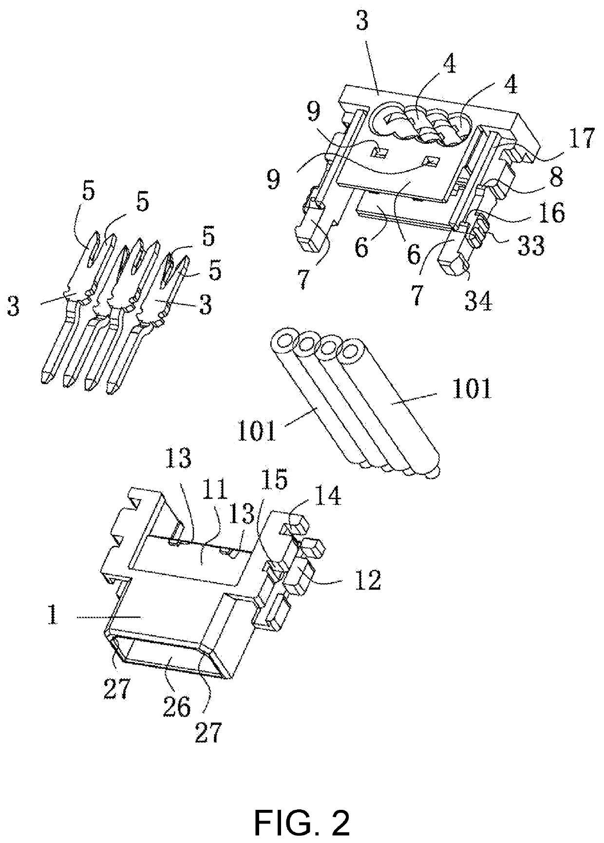 Piercing electrical connector