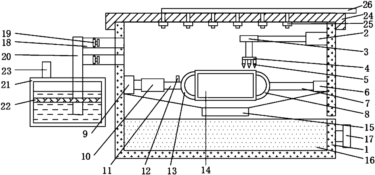 Crust removing device for lithium battery