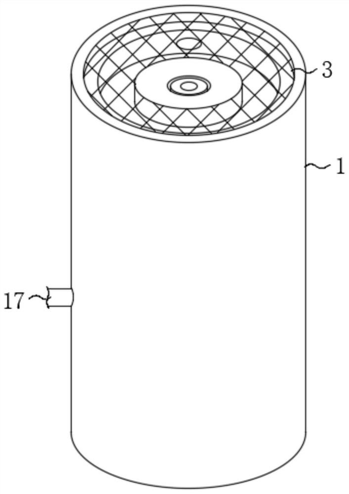 Novel large and small rainwater diversion well for sponge city