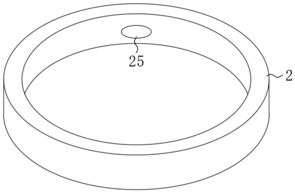 Novel large and small rainwater diversion well for sponge city