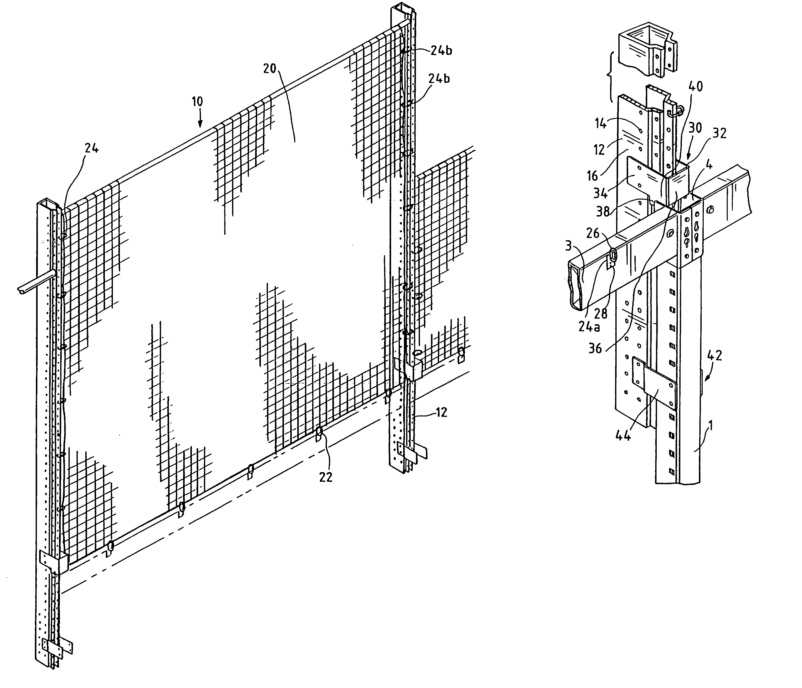 Adjustable safety net system