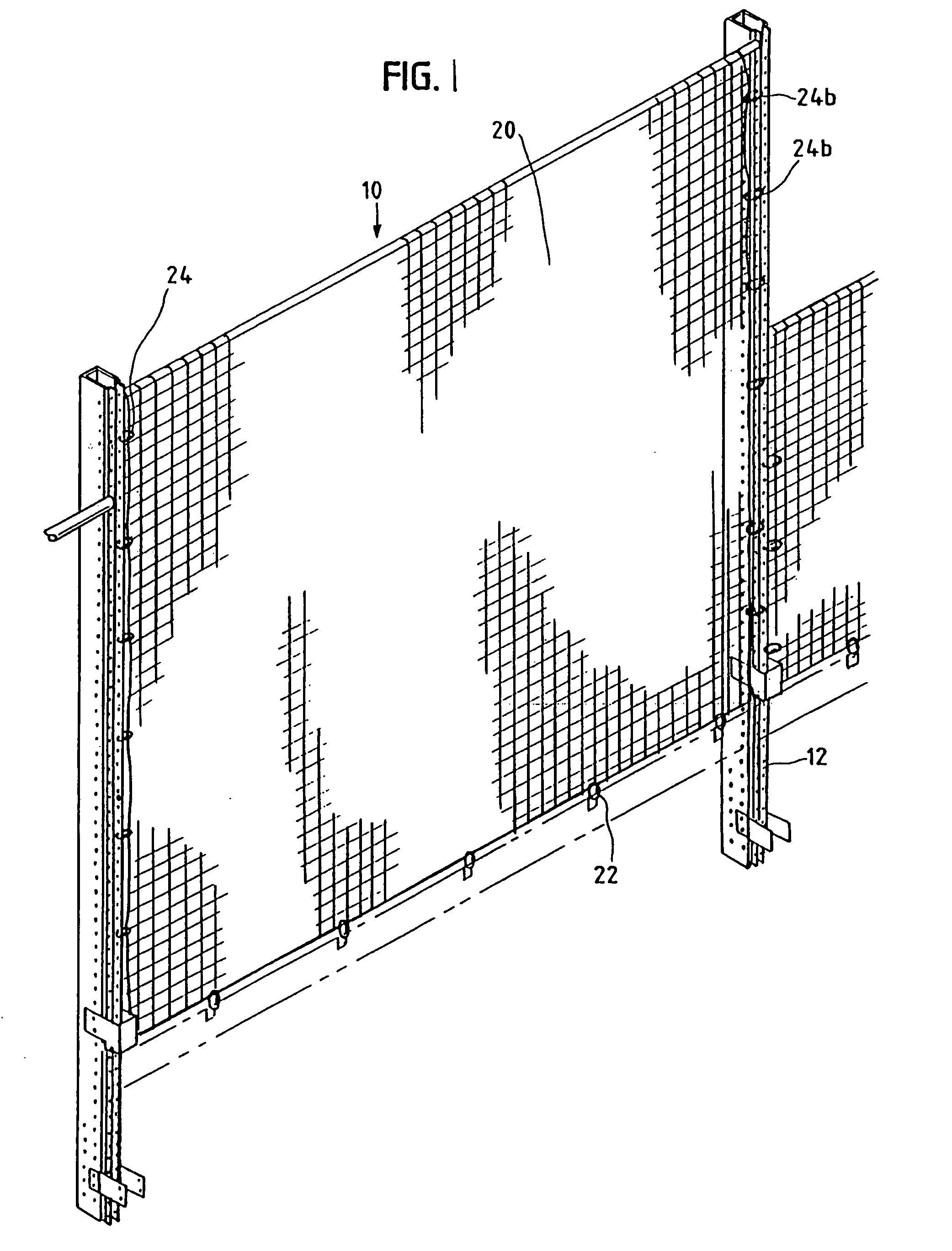 Adjustable safety net system