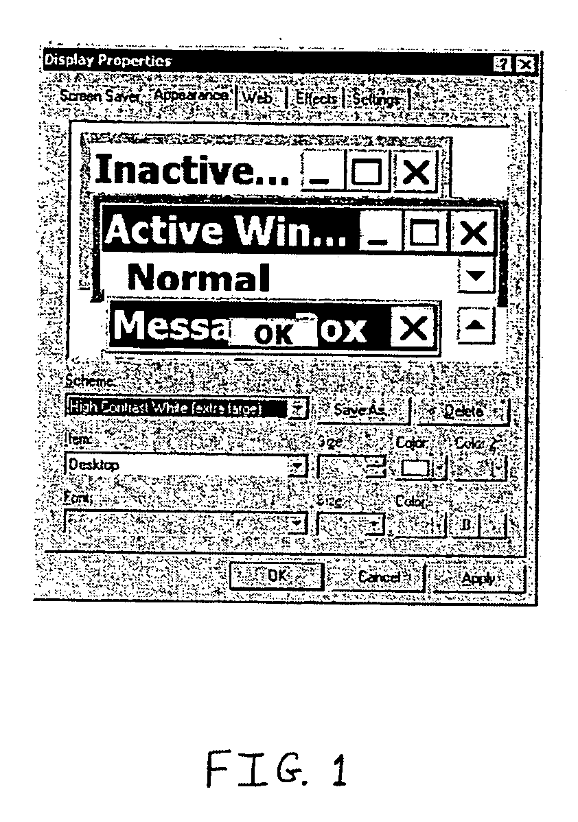 Method and system for adjusting a display based on user distance from display device