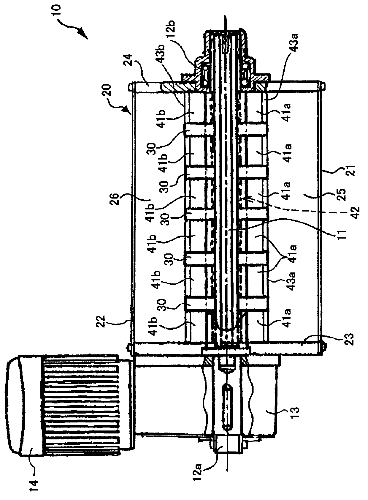 Cutting debris crushing device, cutting debris crushing blade, and cutting debris crushing data collection method