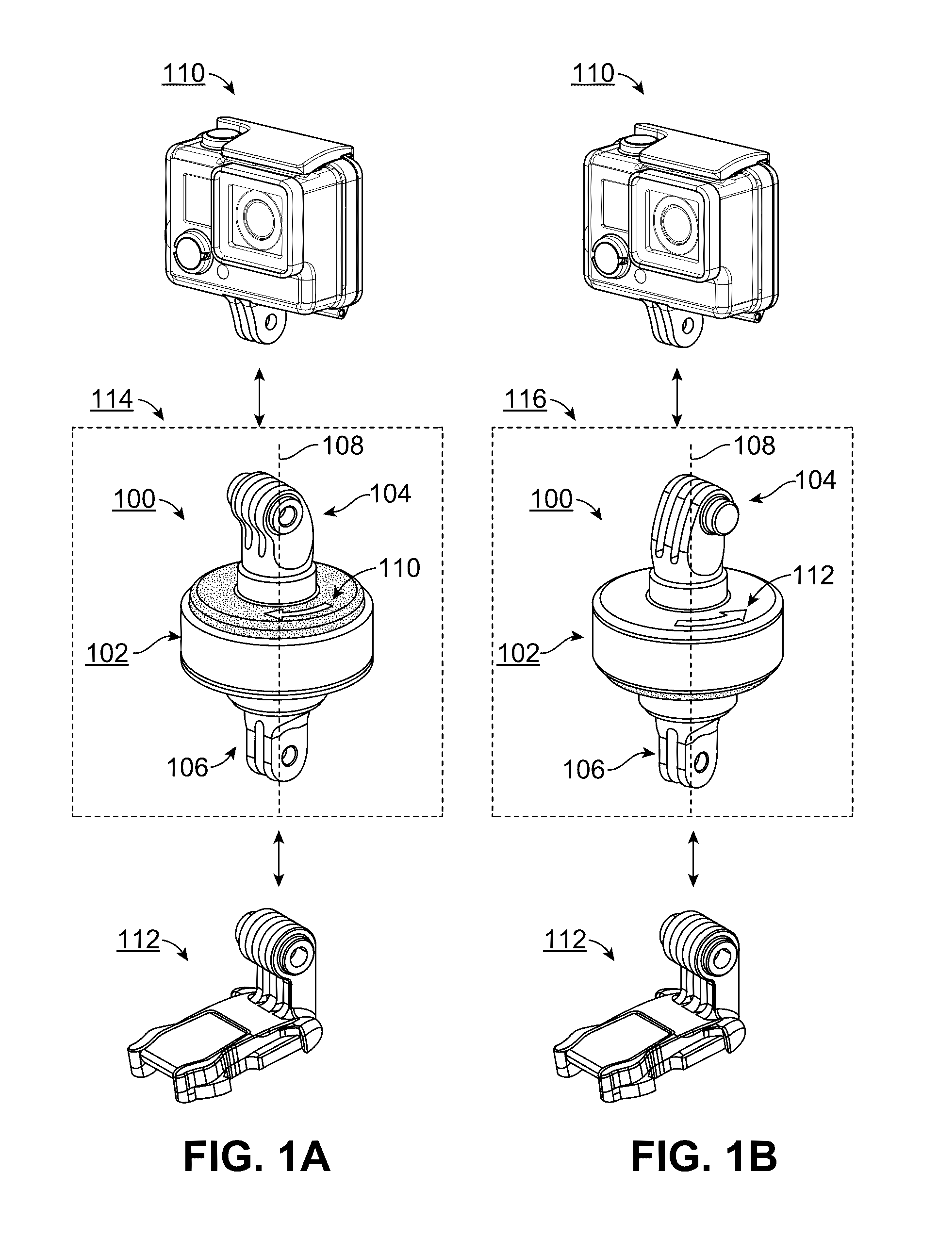 Invertible timer mount for camera