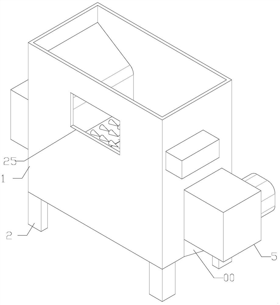 Civil engineering construction waste treatment device