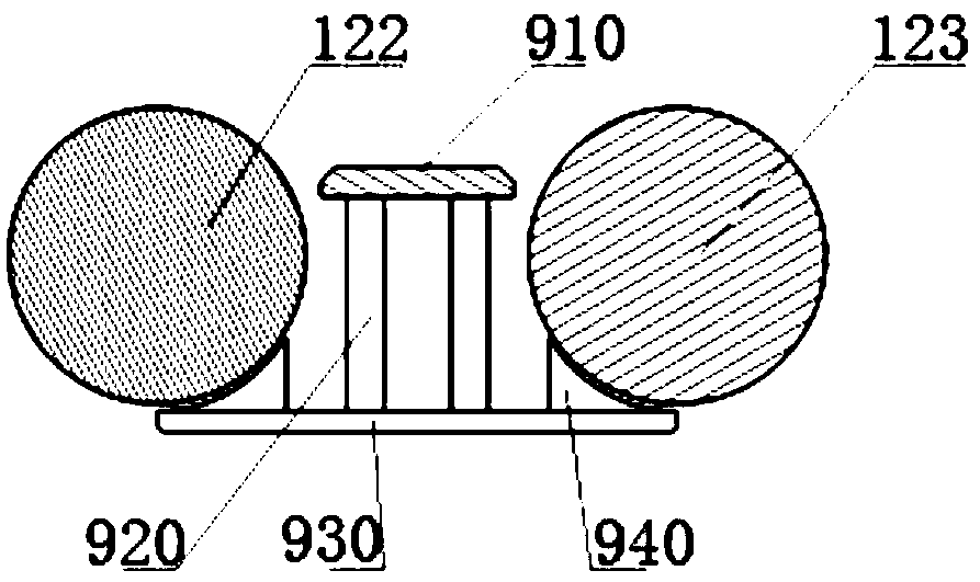 Automobile starter battery fuel economy comparison test device and comparison method