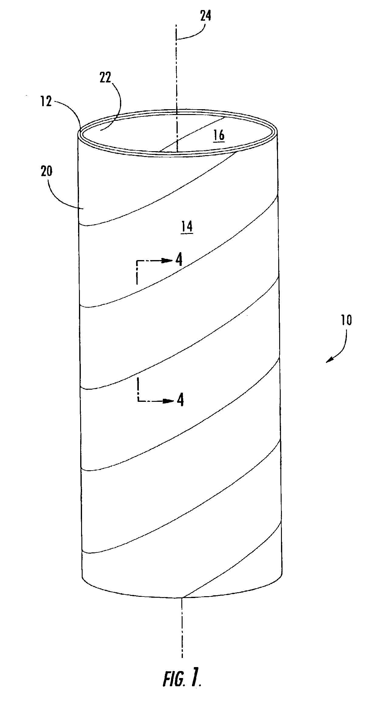 Paperboard tube structures with one or more cut-and-folded plies