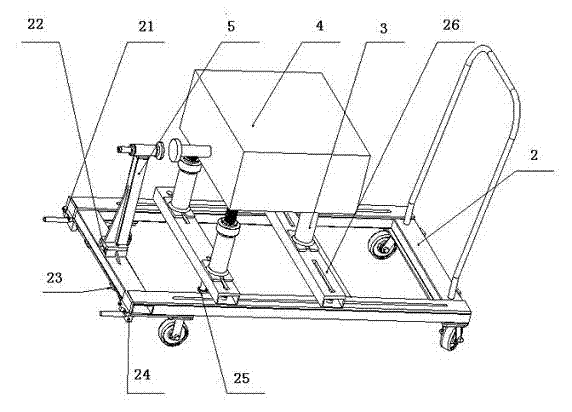 Quick change device of engine test bed