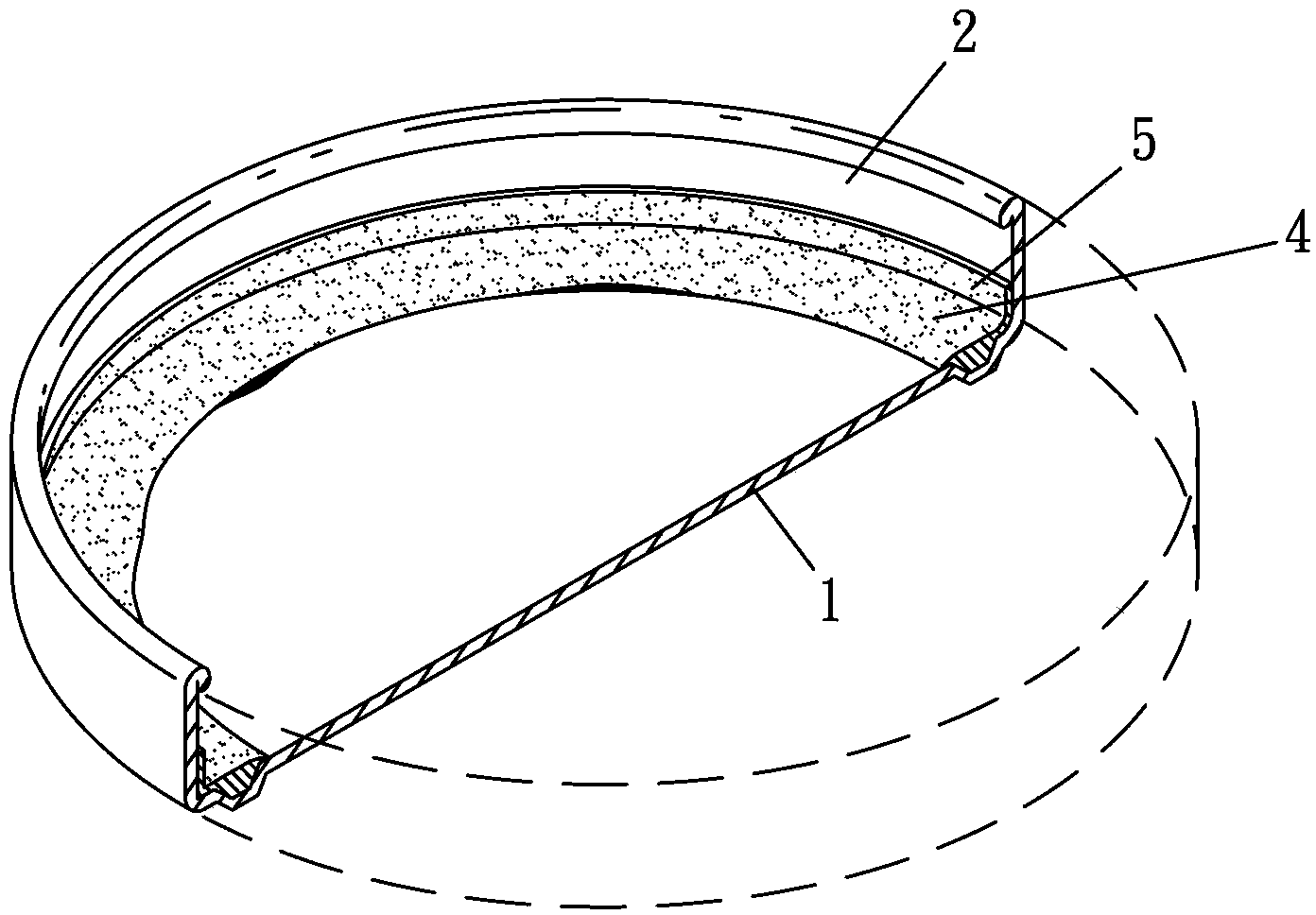 Preparation method of cover sealing glue layer