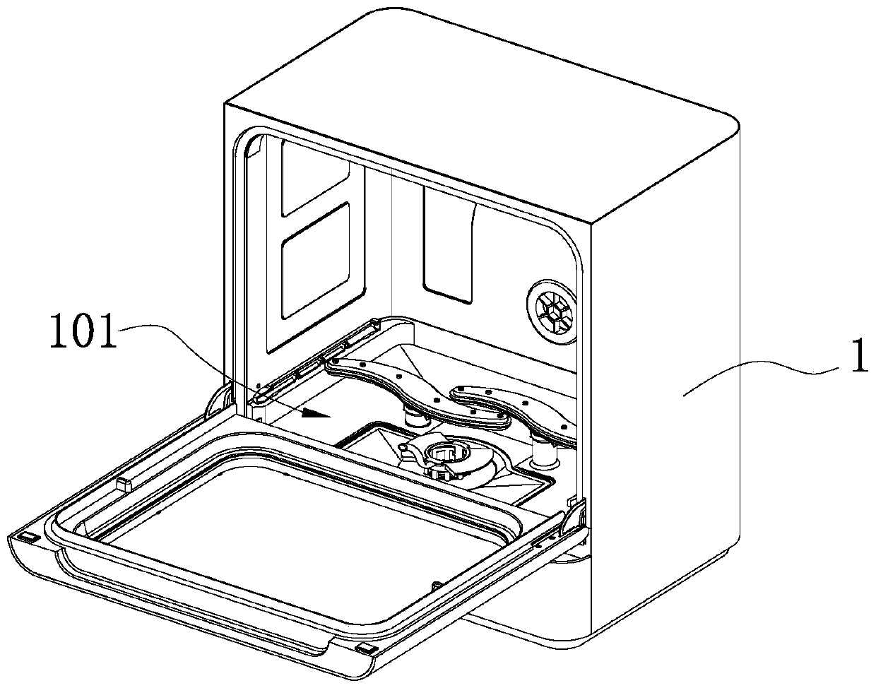 Dishwasher capable of being used safely