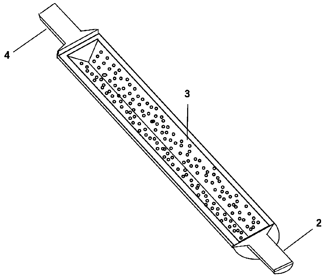 Visualization device and method for visualizing particle deposition process in filter.