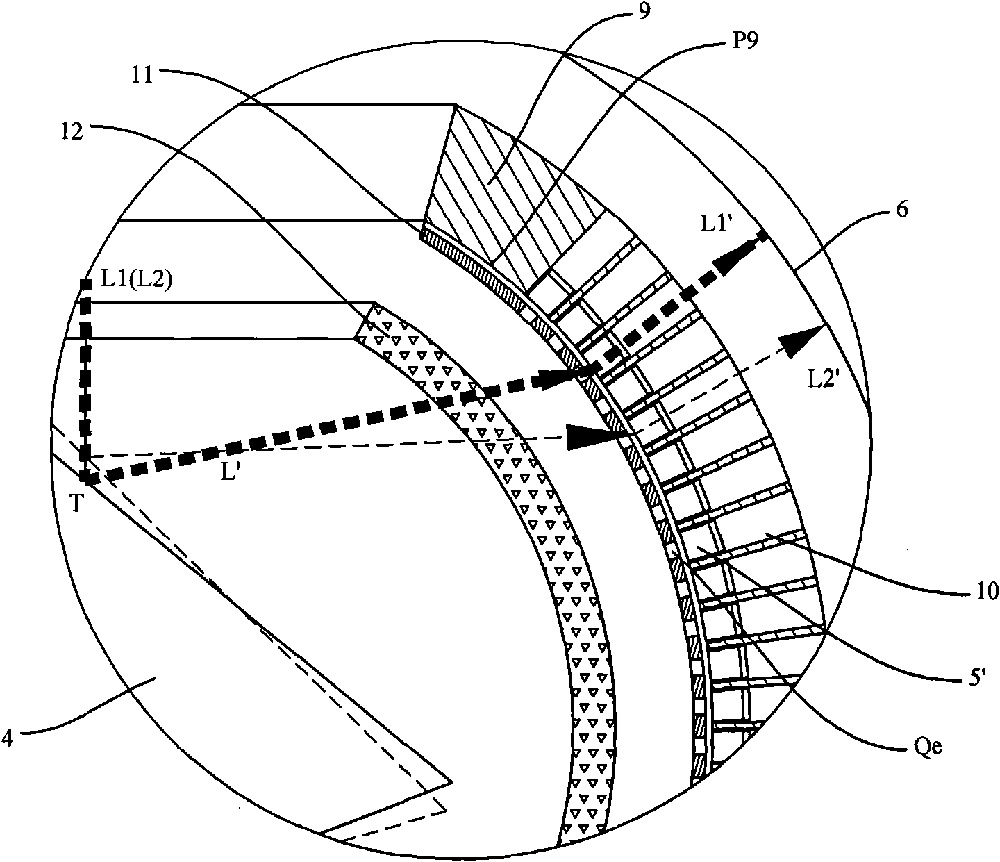 Bellows of rotating mirror framing camera without theory error