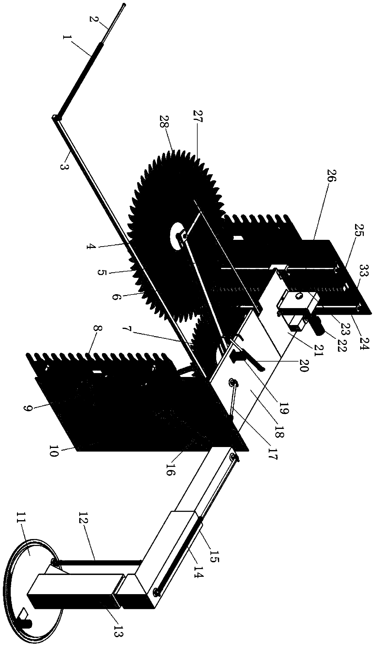 Intelligent under-forest shrub cutting device