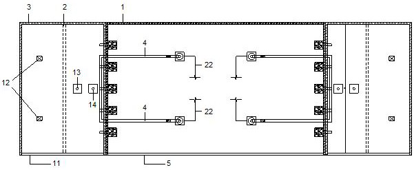 Underground water pipe well water pumping simulation device for centrifugal model test and test method thereof