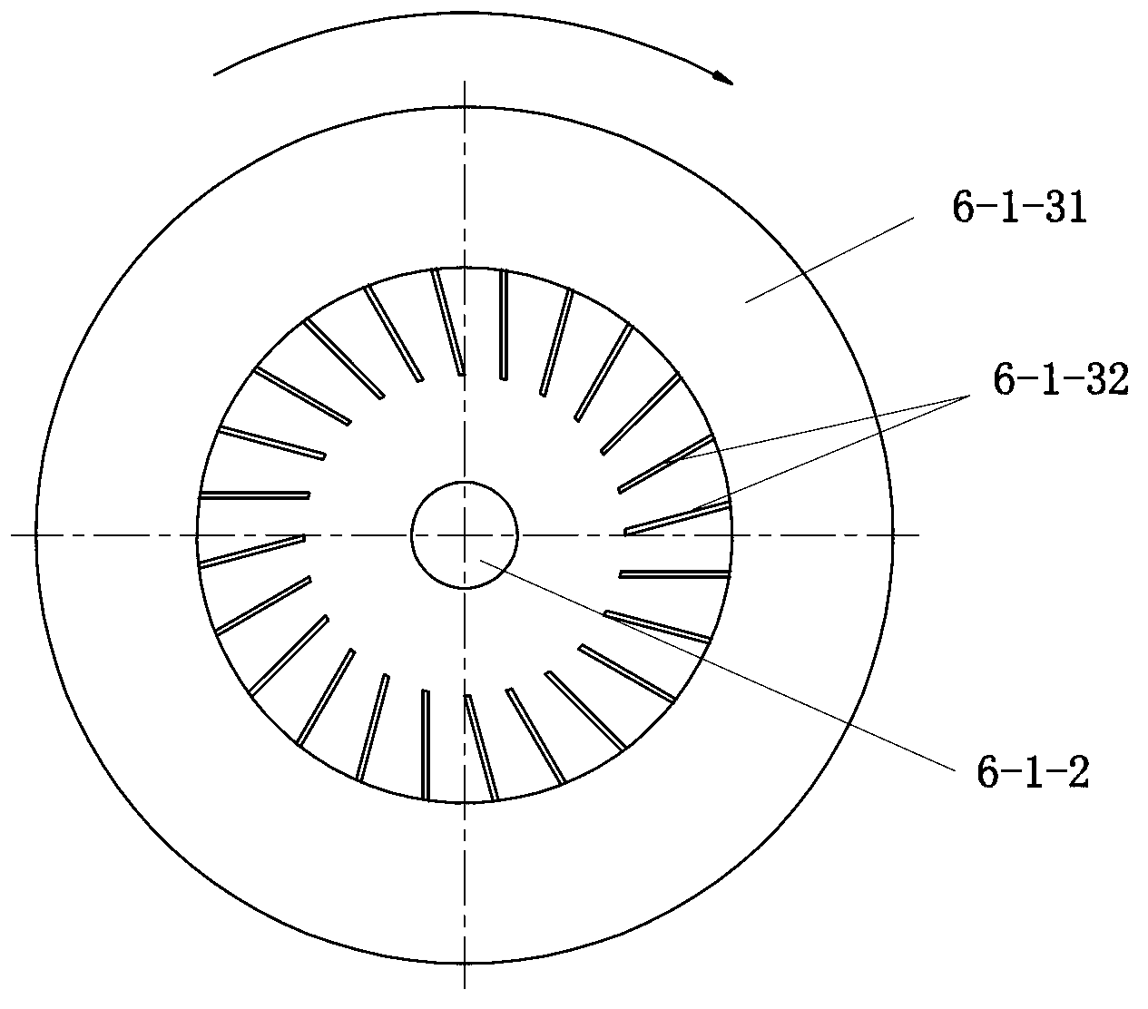 Cyclonic flash drying device