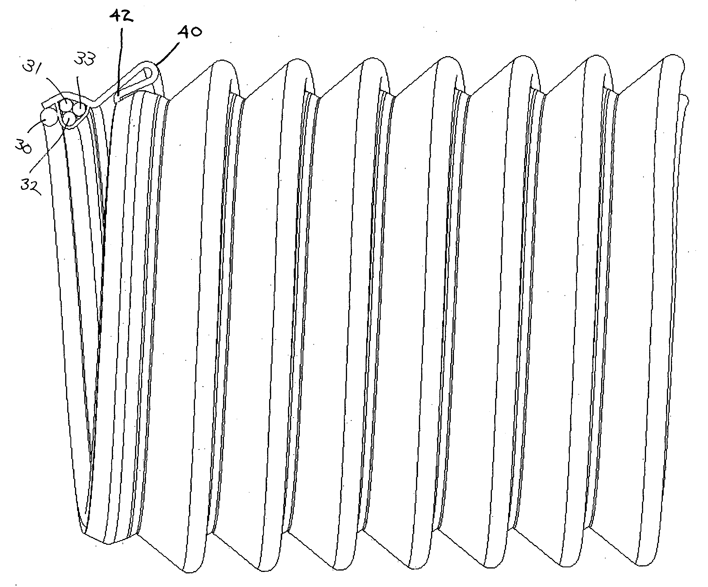 Self-extending electrical hose