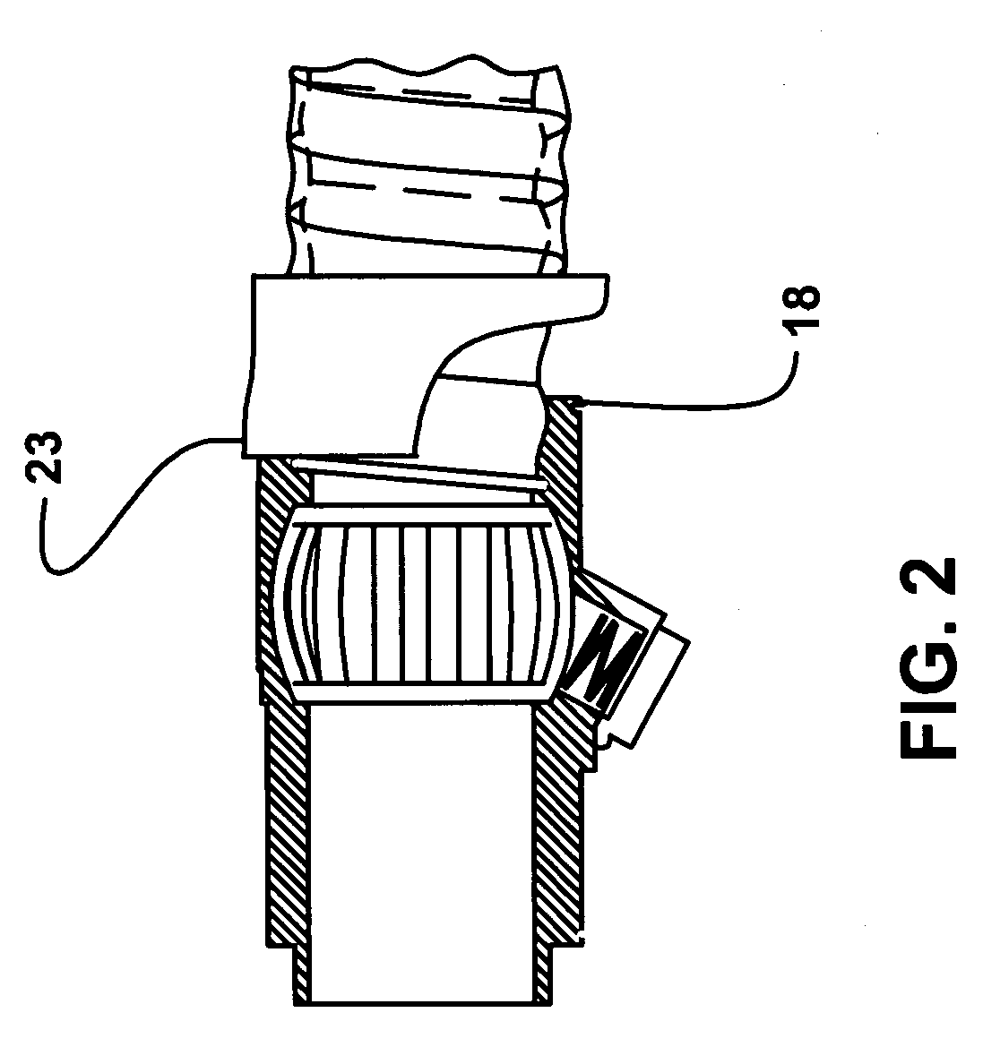 Self-extending electrical hose