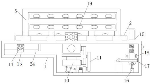 Die changing trolley with die anti-deviation mechanism