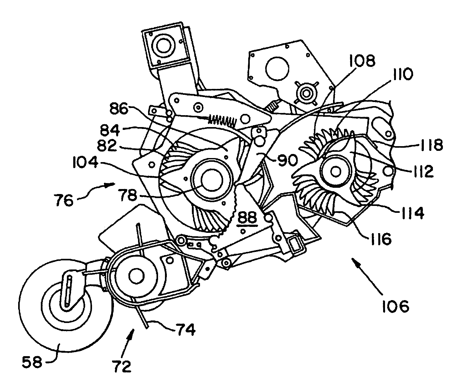 Secondary feeder rotor behind undershot precutter