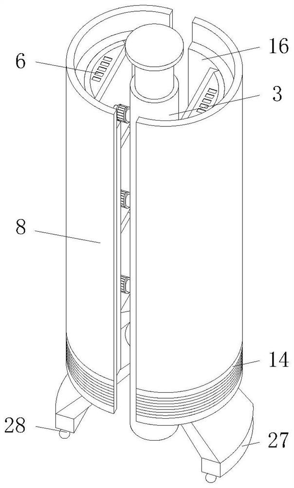 Boxing bearing rod capable of displaying hitting intensity in multi-point mode in real time