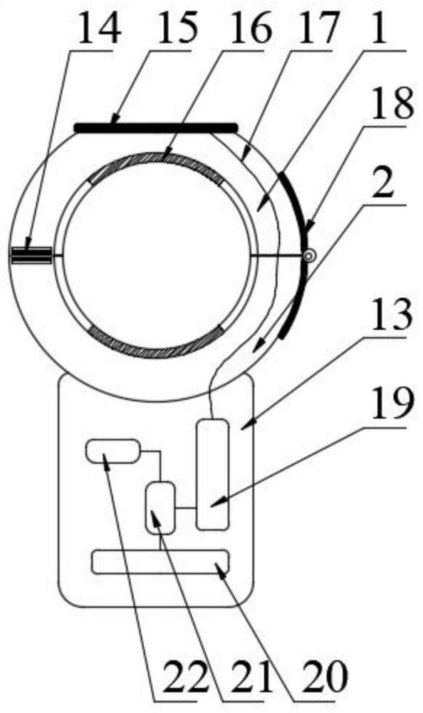 An overhead transmission line warning light and an installation link based on UAV control