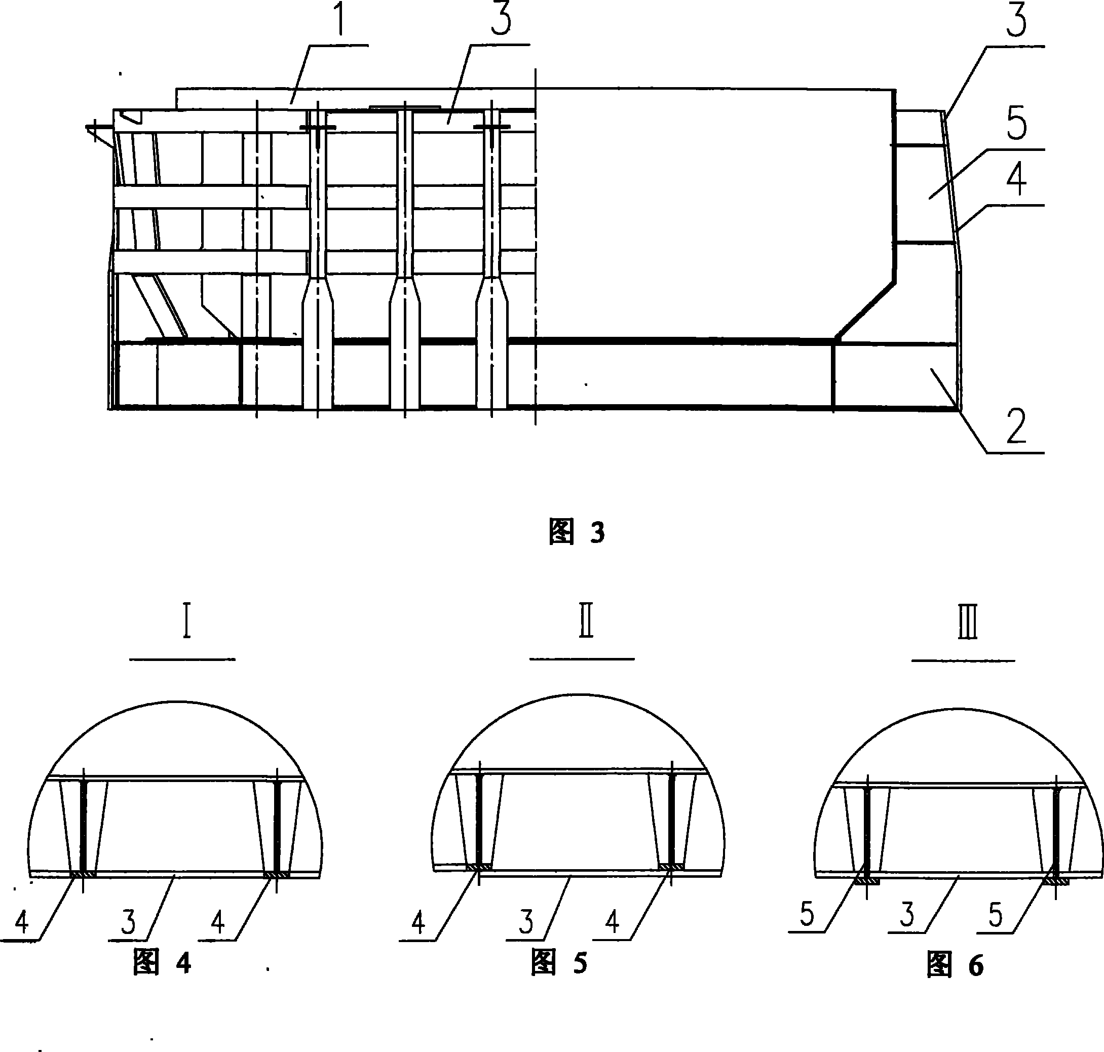 Structure for preventing large-sized aluminum cell case from deforming