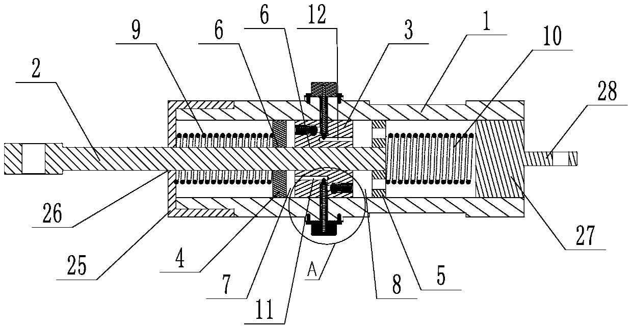 A dual channel variable damping hydraulic cylinder