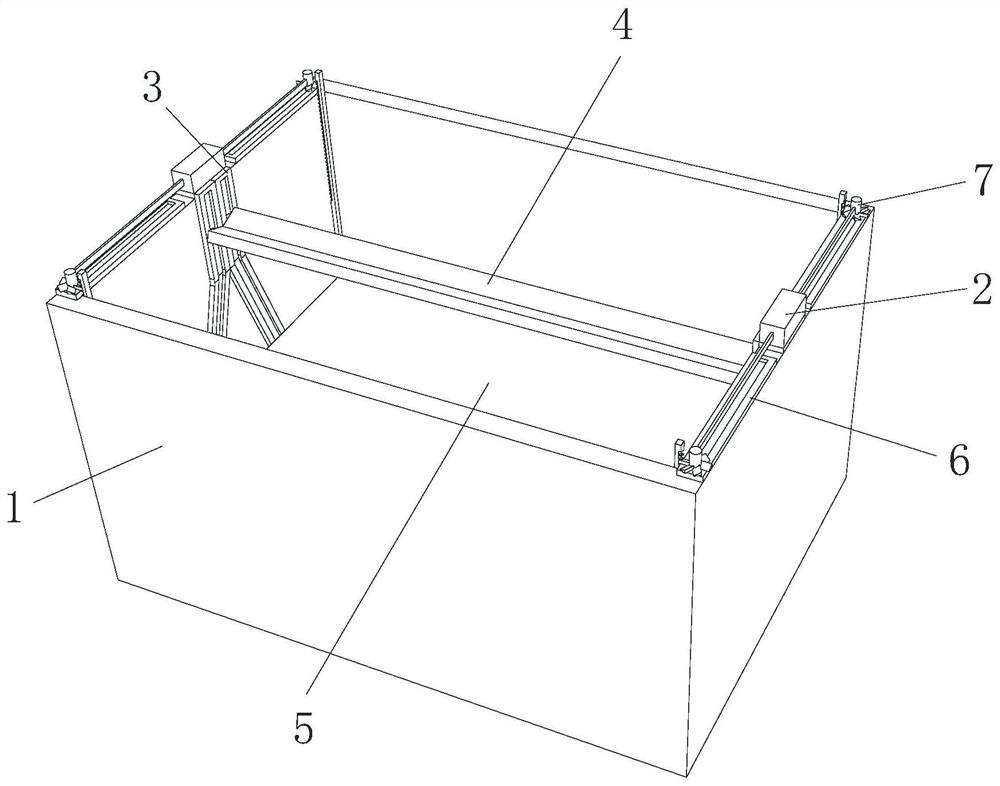 Rubber frame ultrasonic cleaning device and method for liquid crystal screen production and processing