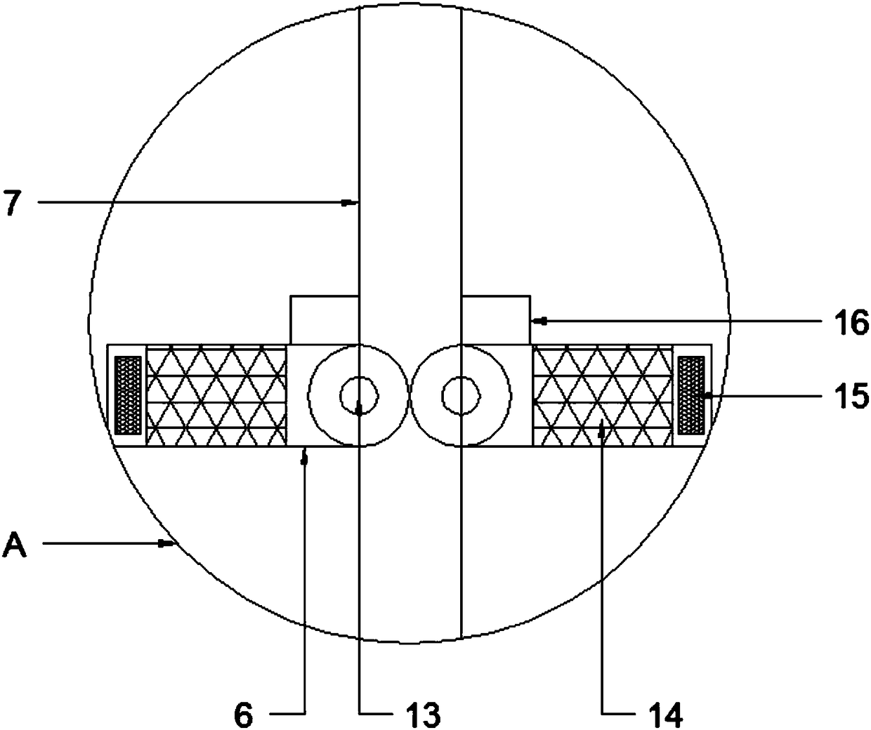 Water-saving water supply tank with adjustable filter plates