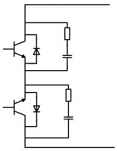 Fault handling system of doubly-fed wind generator set and generator set structure