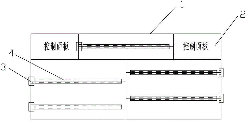 A centered air-permeable composite film centered unwinding device and its processing method