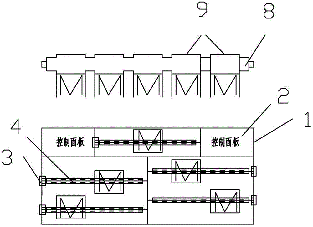 A centered air-permeable composite film centered unwinding device and its processing method