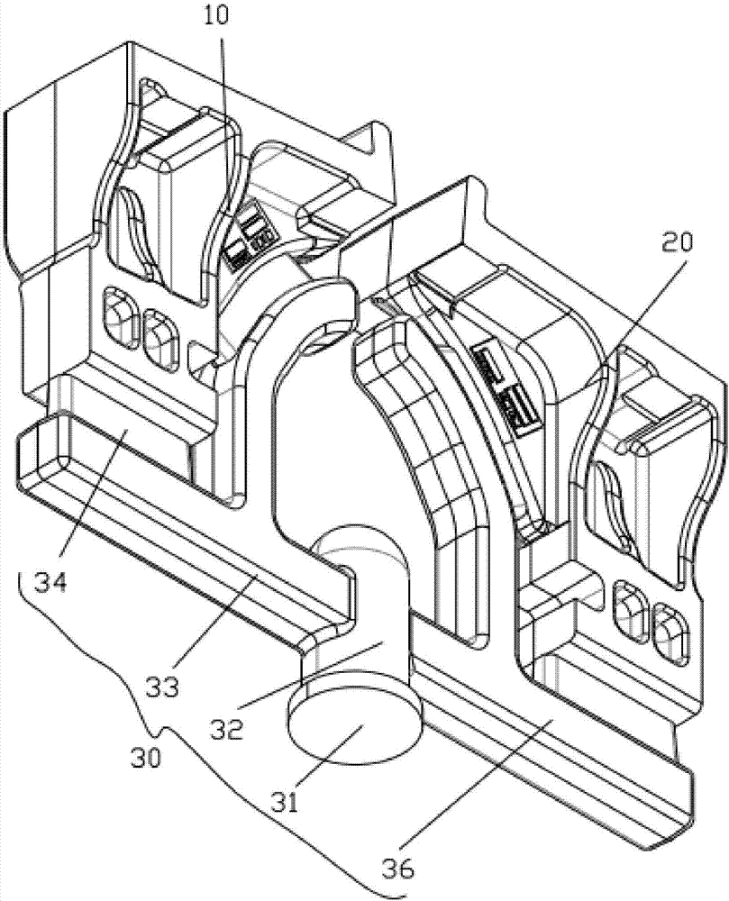 Large aluminum-magnesium alloy vibration reduction device casting system and casting method