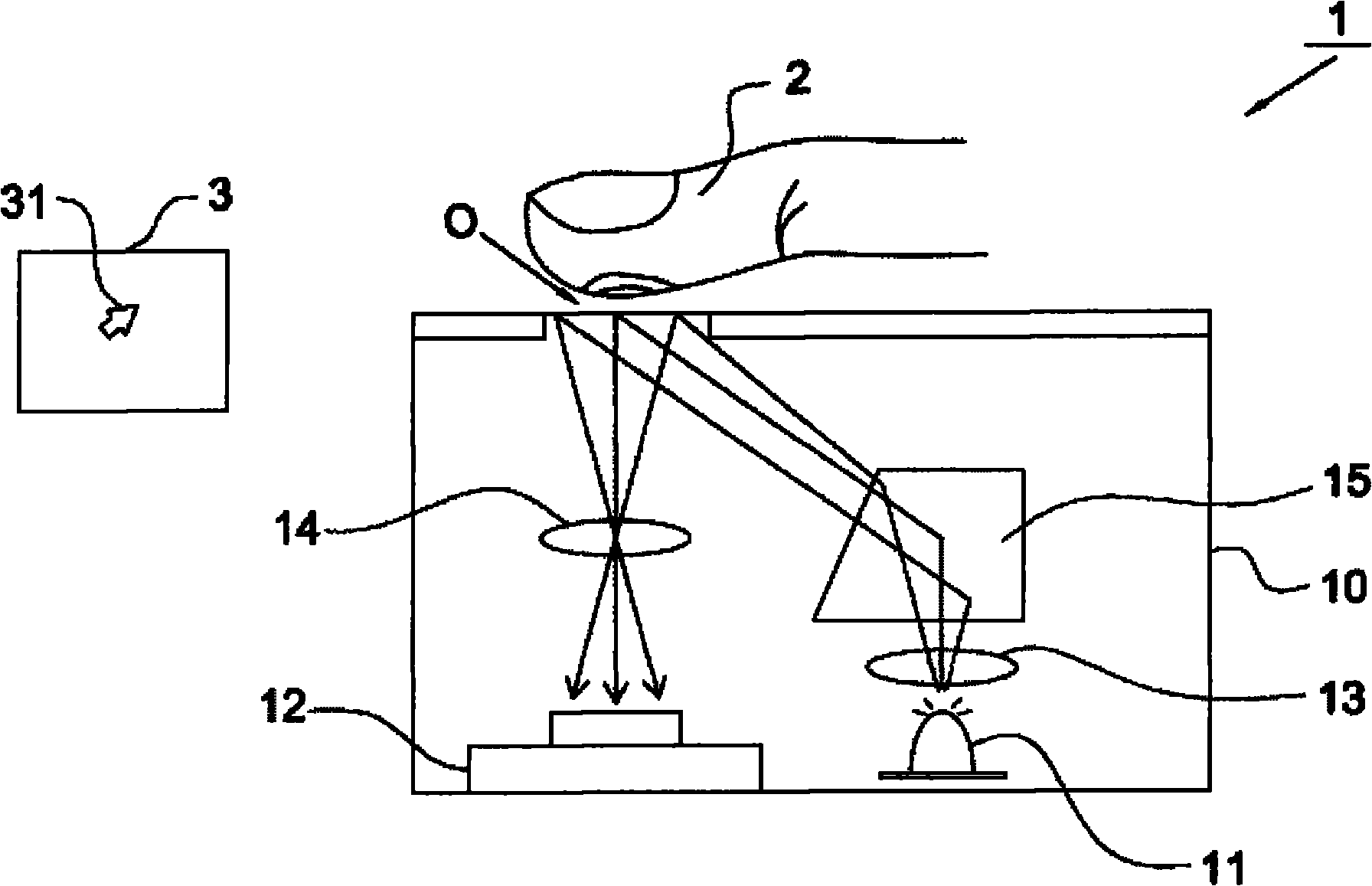 Optical displacement detection device and operation method thereof