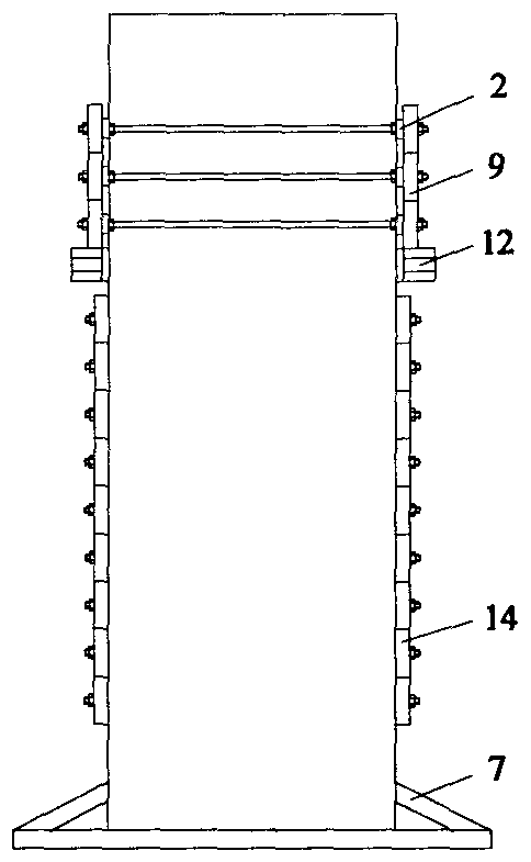 Three-dimensional physical simulation experiment method of small-sized self-weight frame-type loading