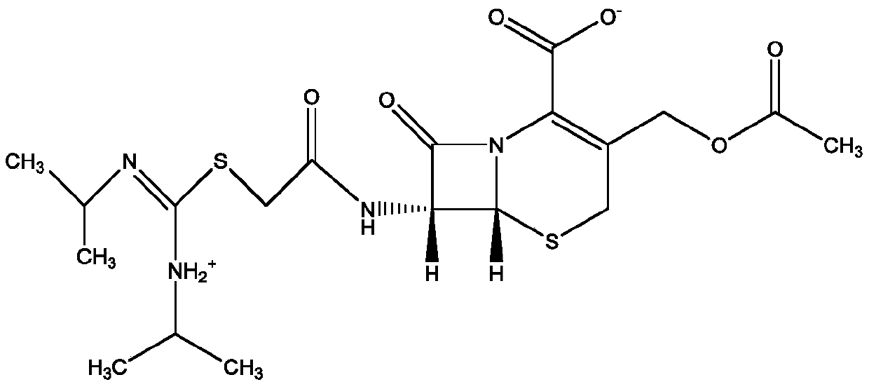A kind of refining method of cefathiamidine