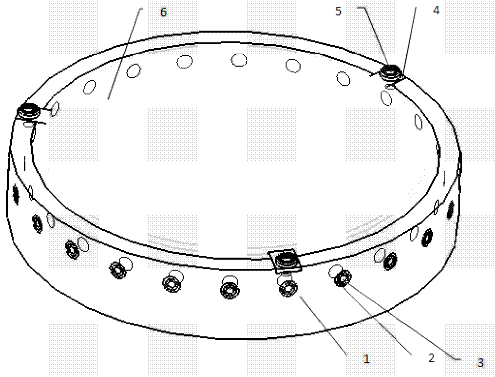 Support device for optical lens