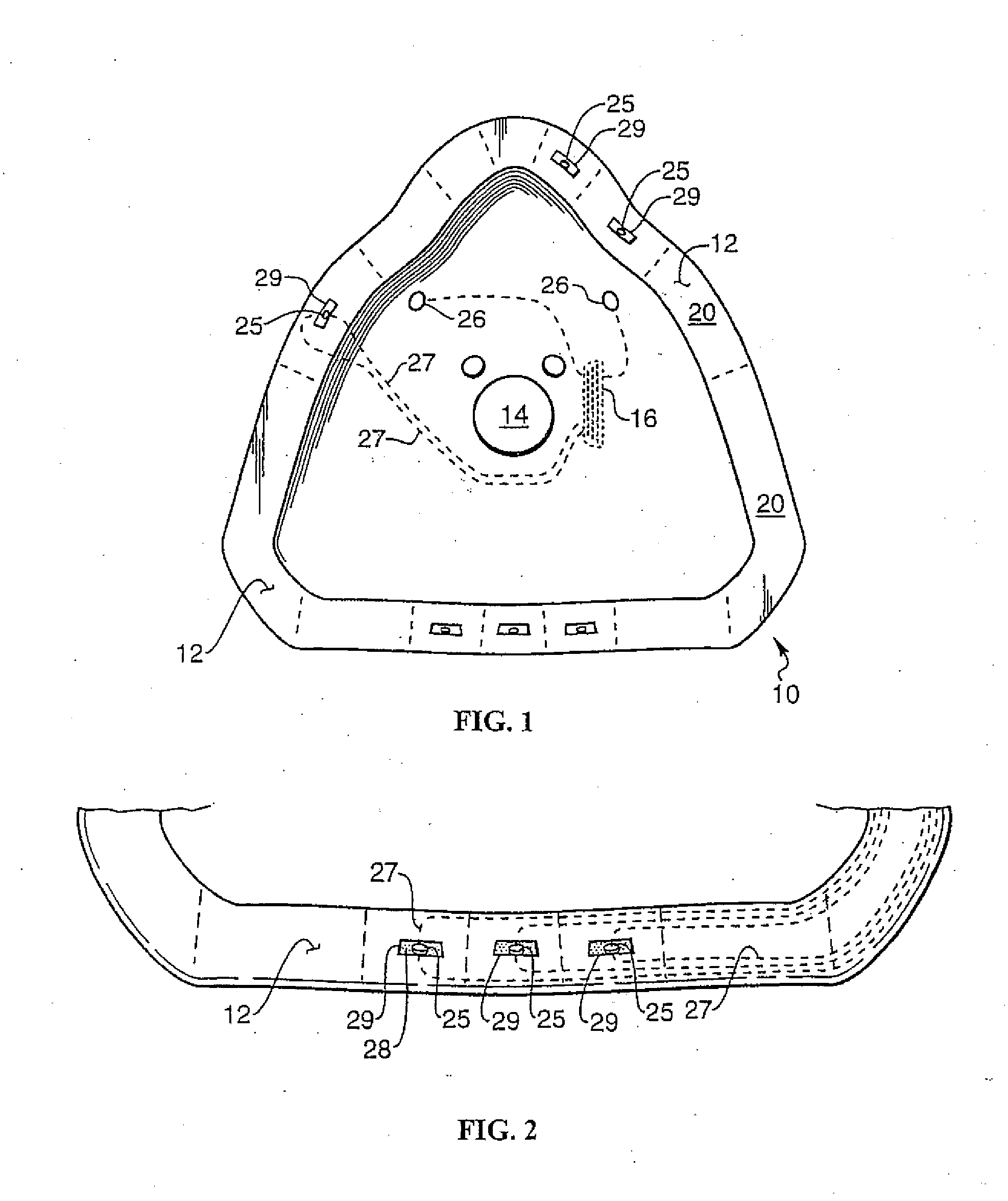 Bio-mask with integral sensors