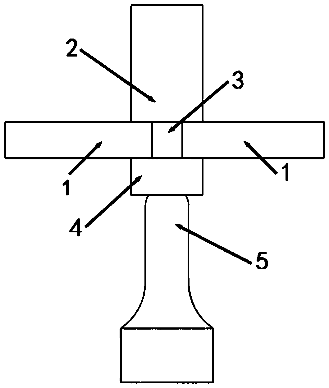 Ultrasonic coaxial assisted dual-shaft-shoulder friction stir welding method