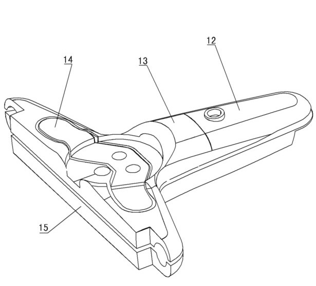 Triple bathtub water faucet and processing method