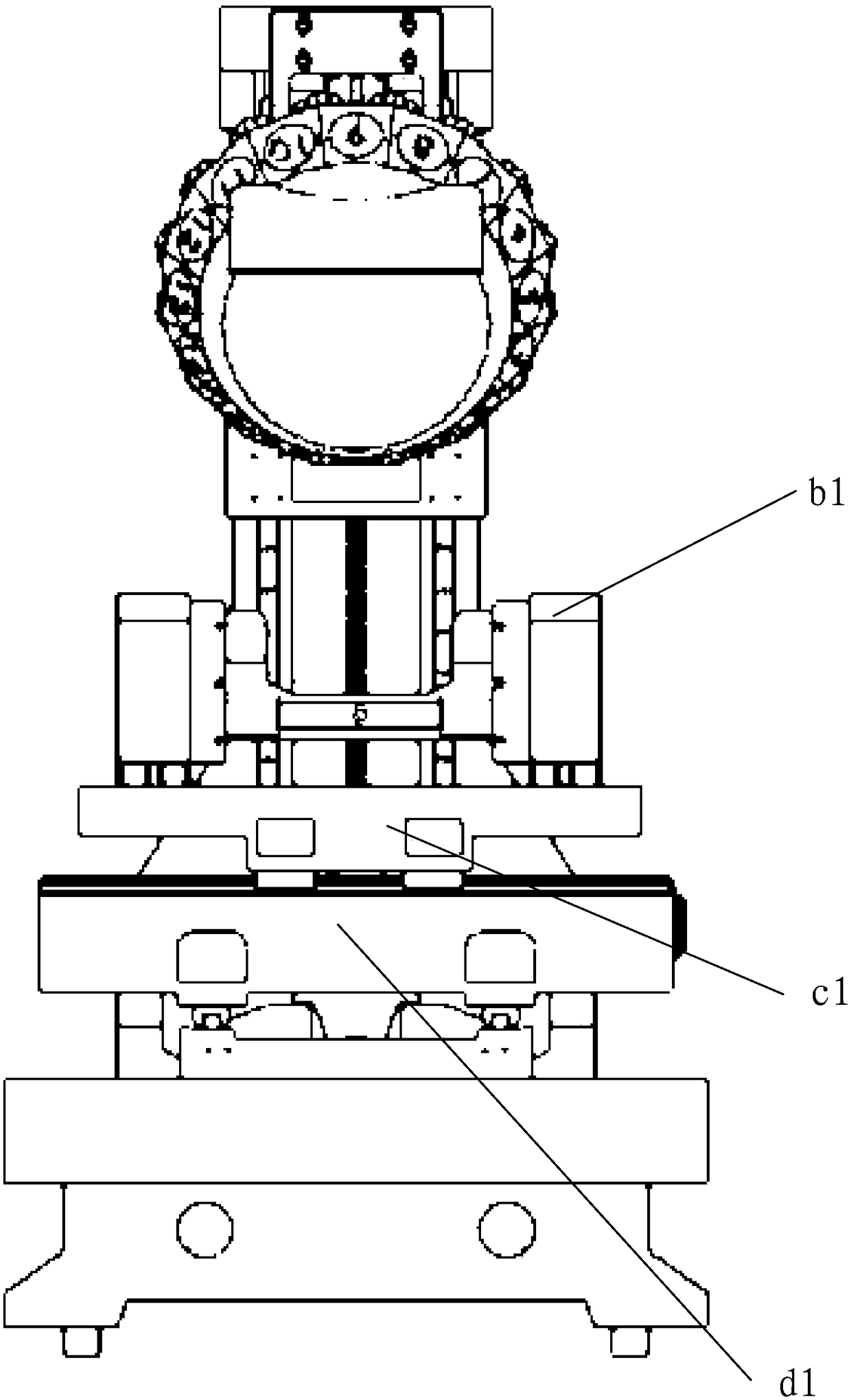 Five-axis five-linkage numerical control system capable of realizing switching of three-axis to five-axis modes and numerically-controlled machine tool