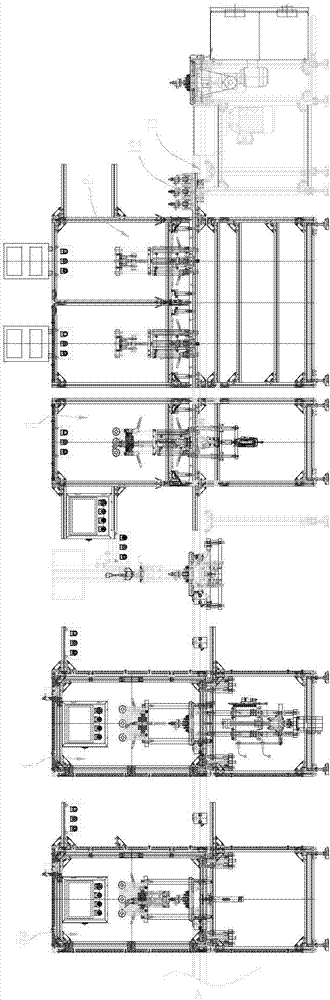 Full-automatic detection assembly line of starting motor electromagnetic switch